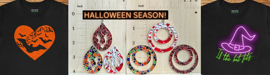 Halloween Season! That means cool earrings and fun shirts!
