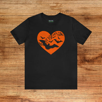 Baroque Batty Heart Halloween Shirt